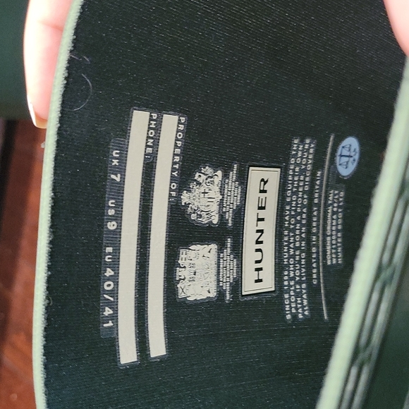 Hunter Boots Original Tall Matte Rain Boot in Hunter Green - Picture 3 of 4